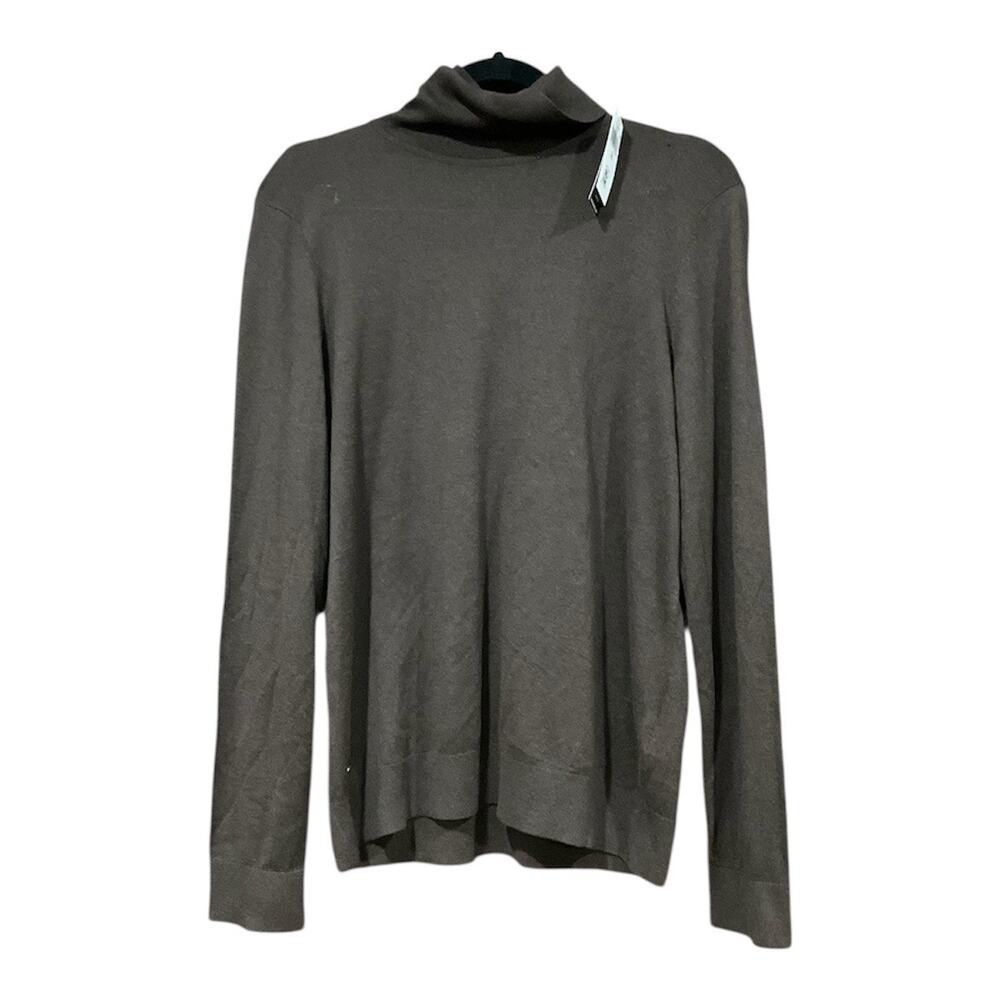 Ralph Lauren Sweater Women XL Brown Silk Blend NWT